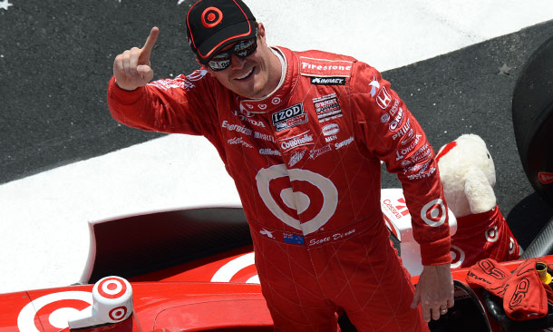 Scott Dixon in Pocono Victory Lane