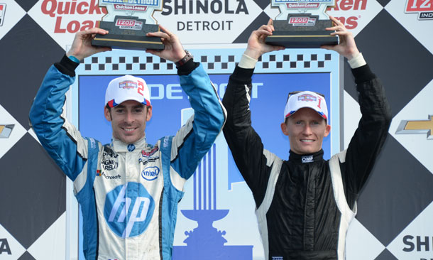 Simon Pagenaud and Mike Conway