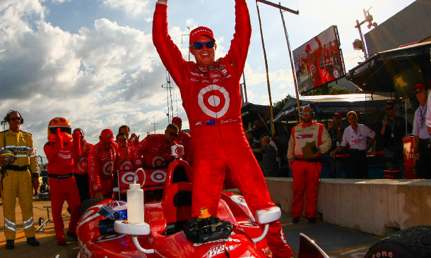 Scott Dixon wins Race 1 in Houston