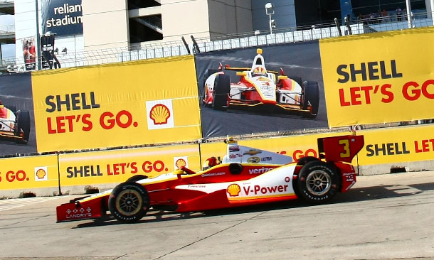 Helio Castroneves in Houston