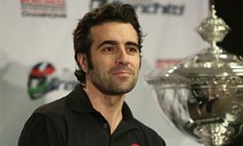 Thumbnail for 'In appreciation of contributions,' Dario Franchitti receives original Indianapolis Motor Speedway brick