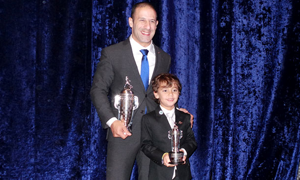Tony Kanaan and Leo Kanaan