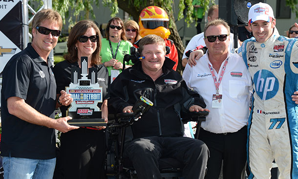 Davey Hamilton and the Schmidt team