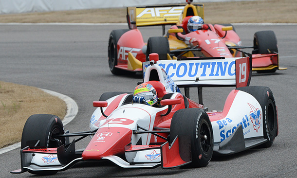 Justin Wilson and Sebastian Saavedra