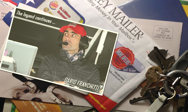 Dario Franchitti Postcard