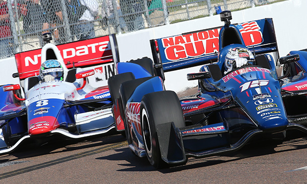 Graham Rahal and Ryan Briscoe