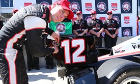 Thumbnail for Power grabs Barber pole, seeks third victory