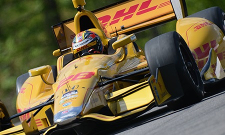 thumbnail for A look at Hunter-Reay's drive on Barber course