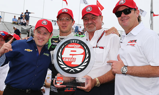 Sebastian Bourdais with KVSR Racing principles