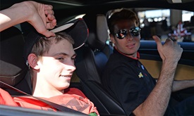 Thumbnail for 'How about a ride, Brian?' Power provides a thrill