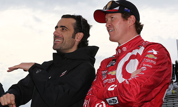 Dario Franchitti and Scott Dixon