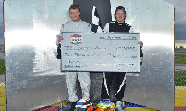 Jimmy Simpson and Brandon Newey