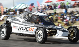 Thumbnail for Hunter-Reay reaches quarterfinals of Race of Champions