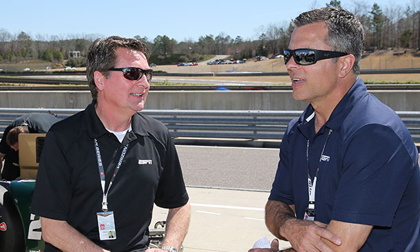 Allen Bestwick and Scott Goodyear