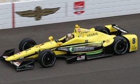 Thumbnail for Ganassi trio, led by Karam, fastest in practice