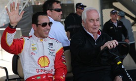 Thumbnail for Castroneves back on track hours after crash