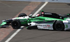 Thumbnail for Munoz cracks 230 mph -- fastest lap in practice