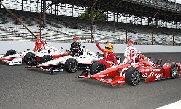 Scott Dixon, Will Power, and Simon Pagenaud