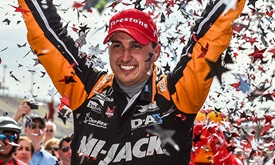 Thumbnail for Rahal breaks 124-race drought, wins MAVTV 500