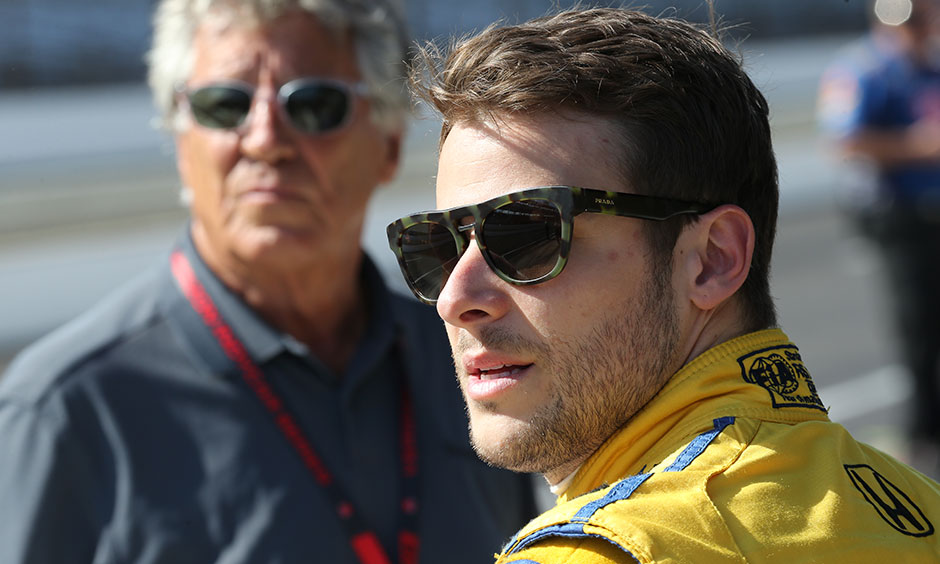 Marco Andretti and Mario Andretti