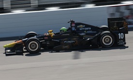 Thumbnail for Kanaan posts fastest lap in first Iowa practice