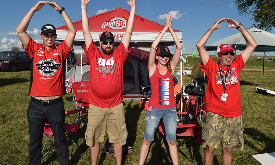 Graham Rahal at the Mid-Ohio Sports Car Course
