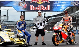 Thumbnail for Andretti, Pedrosa face off on Indy road course