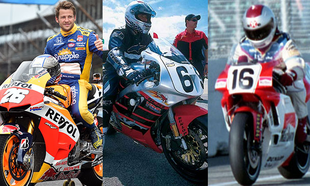 Marco Andretti, Michael Andretti, and Mario Andretti