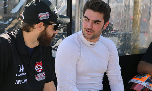 James Hinchcliffe and Jack Harvey