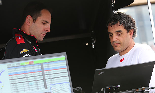 Juan Pablo Montoya and Brian Campe
