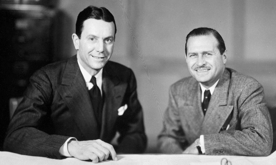 Tony Hulman and Wilbur Shaw