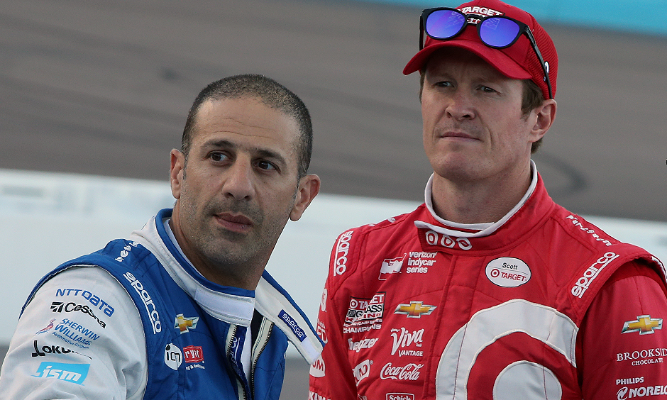 Tony Kanaan and Scott Dixon