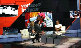 Thumbnail for Montoya makes first visit to ESPN campus