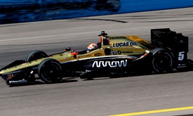 Thumbnail for Hinchcliffe turns valuable laps in final practice before Phoenix race