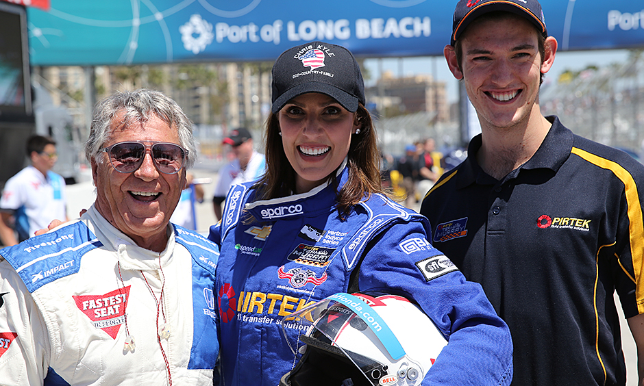 Mario Andretti, Taya Kyle, and Matthew Brabham