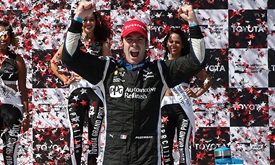 Thumbnail for Pagenaud charges to first win for Team Penske in closest Long Beach race finish