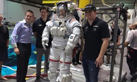 Thumbnail for INDYCAR trio awed by visit to Johnson Space Center in Houston