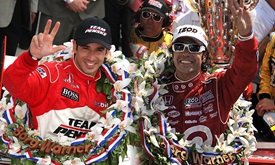 Thumbnail for Franchitti and Castroneves are in a small club: foreign-born 3-time Indy winners