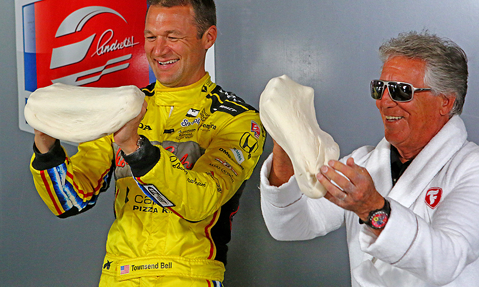 Townsend Bell and Mario Andretti