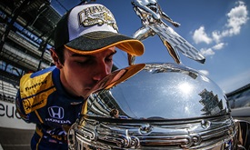 Thumbnail for Rossi 'practiced' his fuel-saving drive to 100th Indy 500 glory 