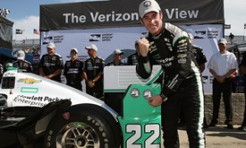 Thumbnail for Pagenaud back up front as pole winner for Chevrolet Dual in Detroit Race 1