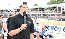 Thumbnail for Belle Isle notebook: Red Wings star 'drops puck' to start first Dual race