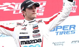 Thumbnail for Urrutia overcomes changing conditions to win Indy Lights finale at Road America