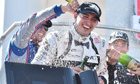 Thumbnail for Mid-Ohio homecoming sweeter for Rahal as defending champ
