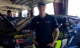 Thumbnail for Newgarden gets inside NASCAR at The Glen with six-time champ Johnson