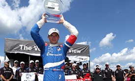 Thumbnail for Aleshin's first career pole leads international run up front in Pocono qualifying