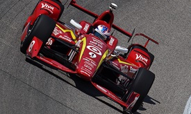 Thumbnail for Dixon tops Firestone 600 warmup practice; Sato crashes
