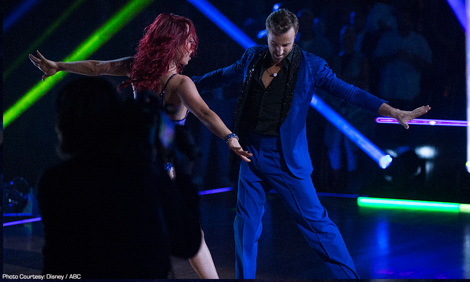 James Hinchcliffe and Sharna Burgess