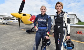 Thumbnail for Mann earns her race wings with help from fellow role model Astles