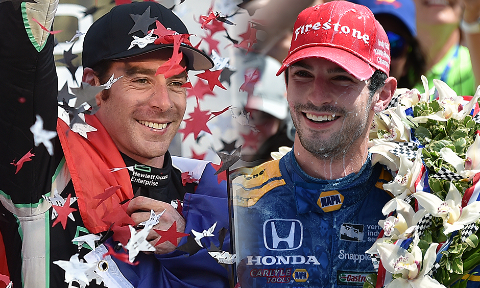 Simon Pagenaud and Alexander Rossi